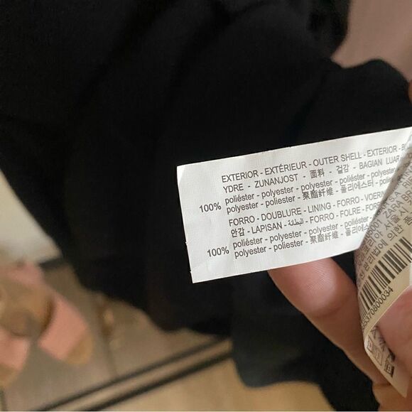 ZARA Gathered Mini Dress - Picture 8 of 10